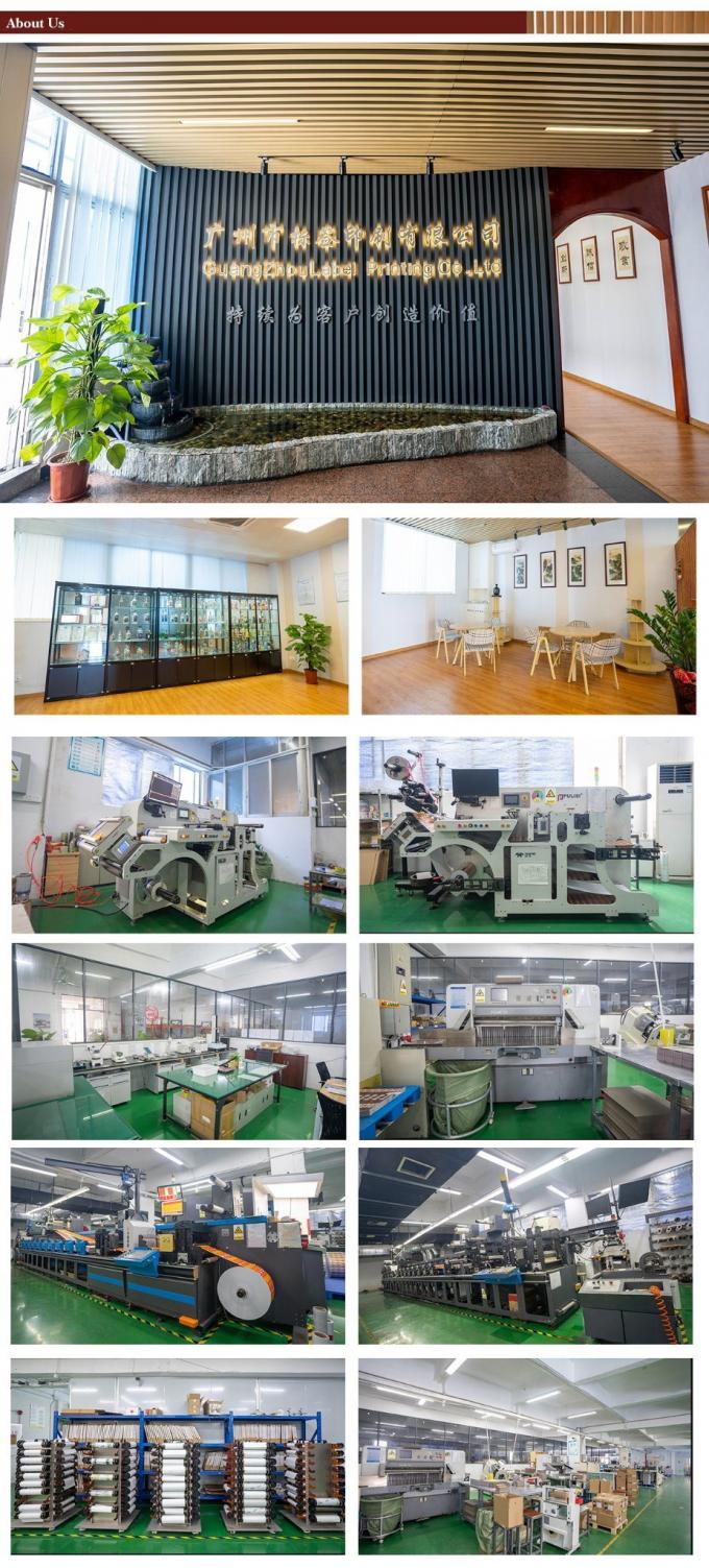 맞춤형 다이 커트 비닐 스티커 반짝이는 자기 접착 라벨 롤 7
