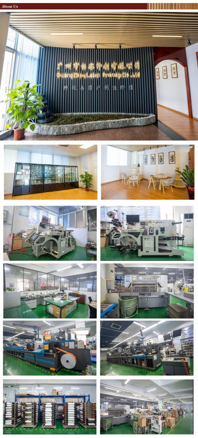 와인 및 맥주 병 포장용 맞춤형 셀프 접착 라벨 5
