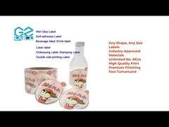 자기 접착 라벨 & 맞춤 라벨 스티커