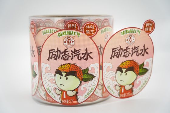 식품 및 음료용 라벨을 위한 전문 인쇄 자착 라벨