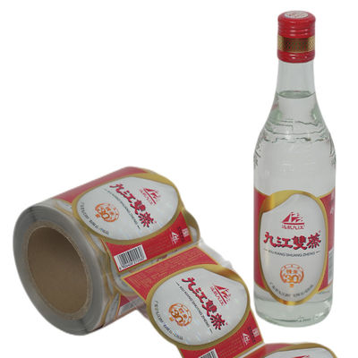 전송 인쇄 맥주 병 라벨 식품 화장품 젖은 강도 라벨 종이