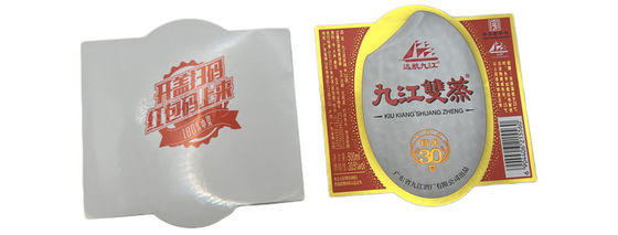 맑은 방수 라벨 병 자체 접착 친환경 와인 라벨